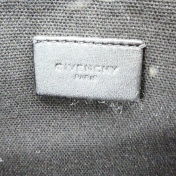 AUTHENTIC Givenchy Black Leather‎ Clutch Handbag - Picture 4 of 6